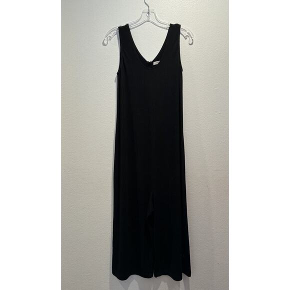 STORQ Women's Size 1 Maternity Jumpsuit Black Sleeveless Travel Comfy READ - Picture 1 of 11